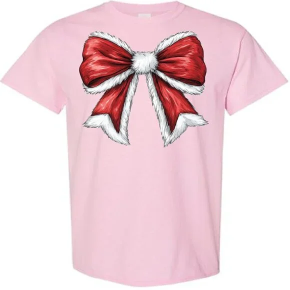 Christmas Bow Graphic Tees - Picture 1 of 16